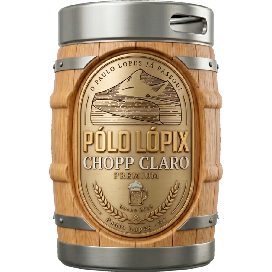 Barril de Chopp Claro Pólo Lópix